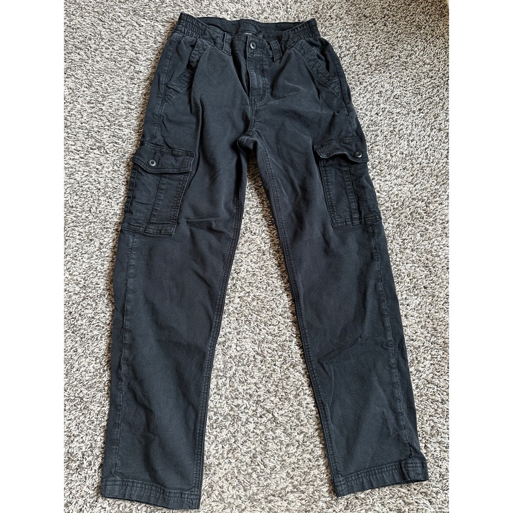 American Eagle Outfitters Black Cargo Pants - Classic Utility